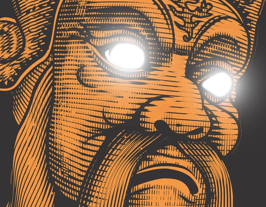 Digital Engraving Samurai